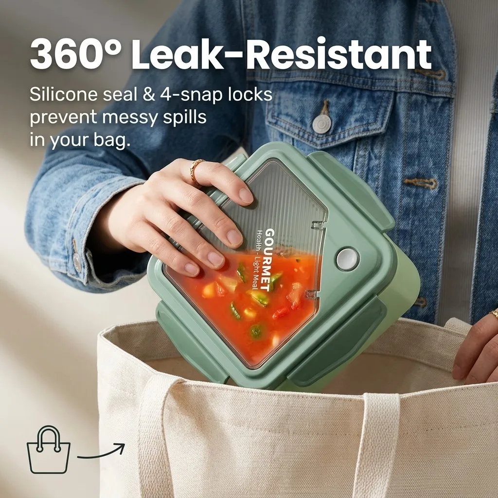 Afgesloten plastic lunchbox me - Meal Prep Or Prep Meal recensie en prijs