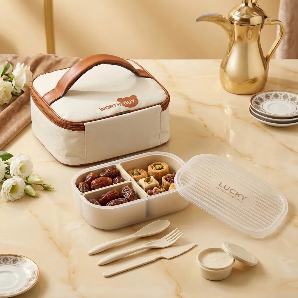 3-delige plastic bentobox, ges - Meal Prep Or Prep Meal recensie en prijs
