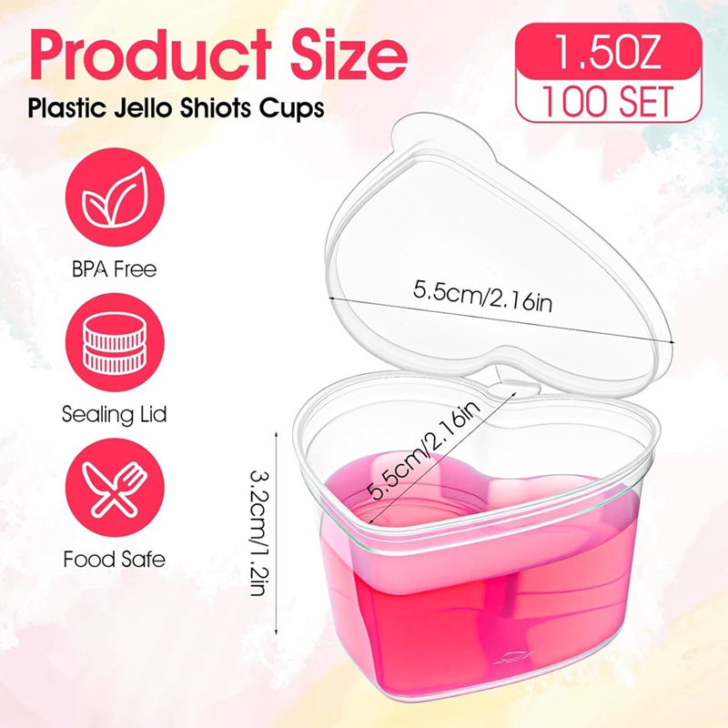 100 sets 1,5 oz transparante h - Sauce Dipping Cup recensie en prijs