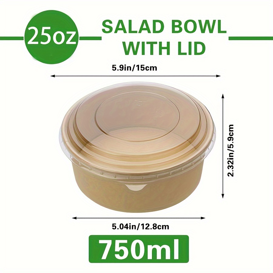 25Oz/750Ml 25/50 Pack Papieren - Meal Prep Kitchen recensie en prijs