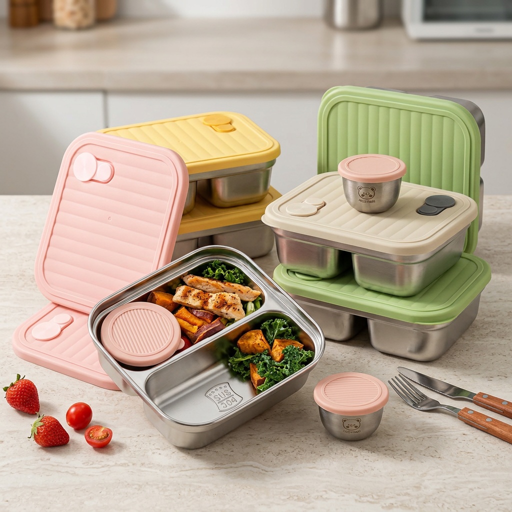 304 roestvrijstalen lunchconta - Meal Prep Bowl recensie en prijs