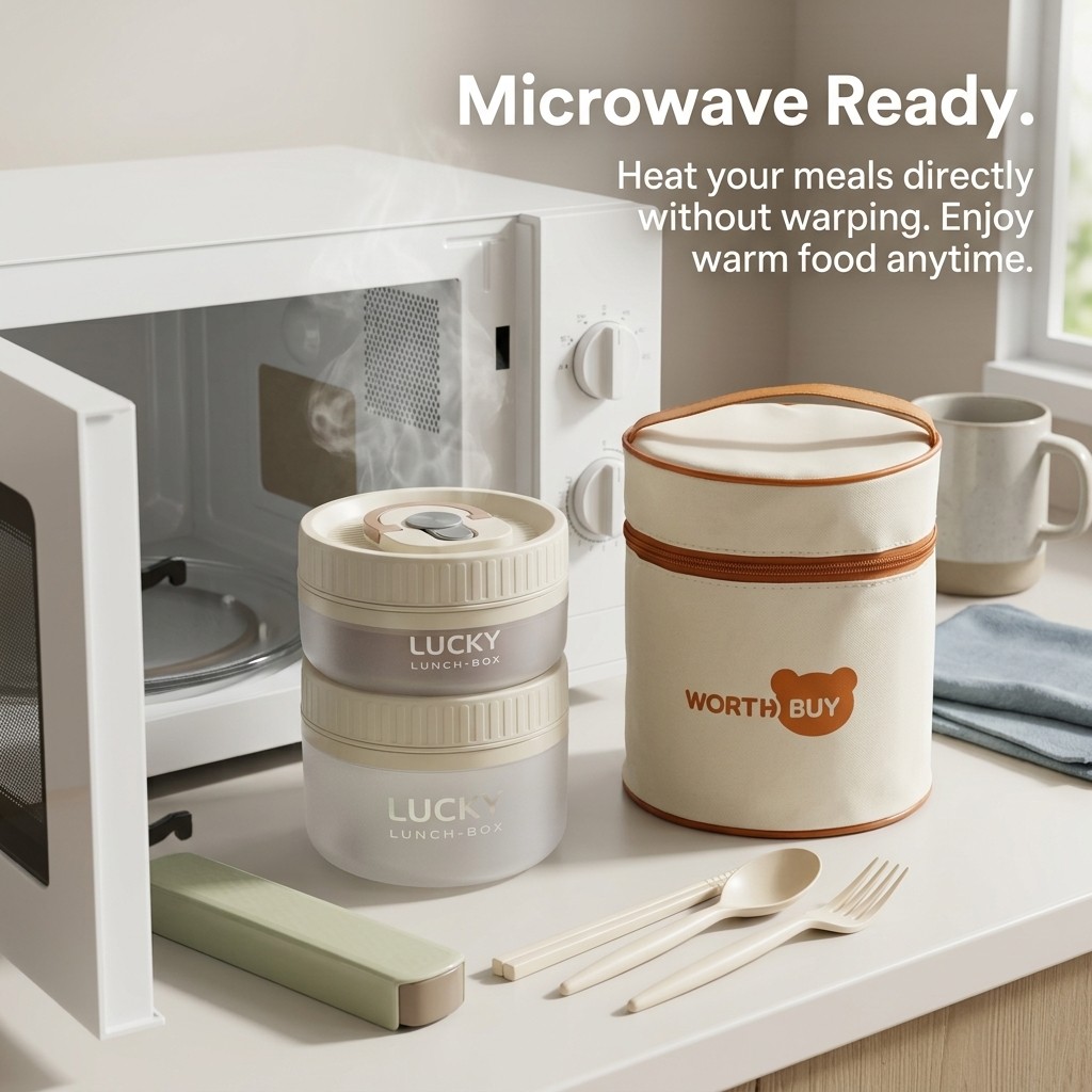 Ronde bentobox, geschikt voor  - Meal Prep Or Prep Meal recensie en prijs